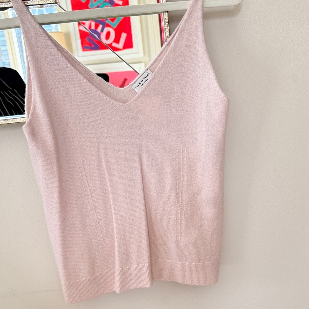 Club Monaco cashmere brand new tank top
